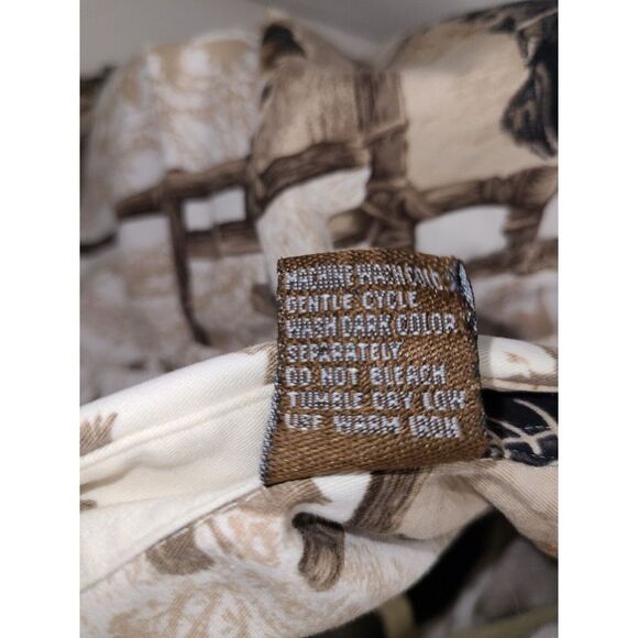 North River Outfitters Hunting Dog Print Mens Button Down Size L - Picture 9 of 9